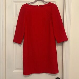 The Limited Red Crepe Dress